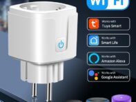 16A Tuya Smart WiFi Socket EU Plug с функцией мониторинга мощности