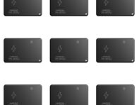 Карта отслеживания кошелька с беспроводной зарядкой работает с GPS-локатором Apple Find My App