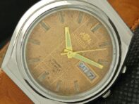Б/у ЯПОНИЯ СТАРИННЫЕ АВТОМАТИЧЕСКИЕ МУЖСКИЕ ЧАСЫ ORIENT CRYSTAL 46941 ОРИГИНАЛЬНЫЙ ЦИФЕРБЛАТ a425255-2 R1024b-a425255