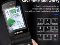 1 комплект K21 мобильный телефон-раскладушка с двумя SIM-картами