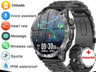 SACOSDING Новые GPS Спортивные Смарт-часы для Мужчин AMOLED Экран Фитнес Компас Частота Пульса Водонепроницаемые Bluetooth Talk Смарт-часы