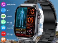 2024 Мужчины Новые Смарт-часы Женщины 2.04 AMOLED Экран ЭКГ Часы Артериального Давления Температура Сердечного ритма BT Вызов Смарт-часы Совместимость huawei xiaomi