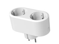 Умная розетка Двойная розетка WiFi/ZigBee/BLEmesh TY APP Пульт дистанционного управления Умный обмен 16A WiFi Вилка с белый