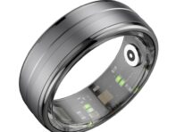 T0# BT Smart Ring Водонепроницаемое кольцо для здоровья Мониторинг сердечного ритма и уровня кислорода в крови(Блэк