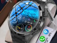 2024 NFC Смарт-часы Мужские часы 4 Pro AMOLED HD Экран сердечного ритма Bluetooth Вызов IP68 Водонепроницаемые SmartWatch 2024 Новый GT4 Pro