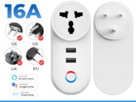 Tuya Wi-Fi умная USB-розетка 3-контактная вилка Южная Африка Индия-ЕС Великобритания США адаптер для зарядки голосовой синхронизации для Google Home Alexa