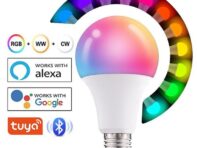 E27 Лампа Tuya Bluetooth Умная Лампа Умные Лампочки Приложение Пульт Дистанционного Управления RGB + WW + CW Светодиодная Лампа Умный Домашний Декор