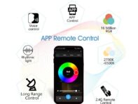MARPOU RGB Smart Ceiling Light With Remote Control CCT APP Modern Ceiling Lamps RGB Dimming Home Lighting for Room Living room 165-265V чёрный