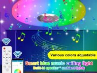 100-240 В RGB LED Bluetooth пульт дистанционного управления потолочный светильник спальня минималистский крыльцо свет балкон прихожая освещение бытовое освещение