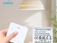 RF 433MHZ Mini Smart Switch LED Light Switch 100-220V 86 Wall Panel Remote Control Receiver 1/2/3 Gang For Home Lamp Fan RF 433MHZ Switch