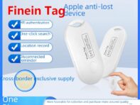 «iTag Smart Anti-Lost Keychain с глобальным GPS для отслеживания местонахождения ребенка Apple FindMy» FDQ-04 чёрный