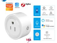 Умная розетка Germa Zigbee Us Plug для шлюза-концентратора Умный дом Беспроводной пульт дистанционного управления Приложение Tuya Smart Life работает с Alexa Google Home