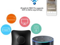 BroadLink RM4 Pro WiFi Умный дом Автоматизация Универсальный пульт дистанционного управления WiFi + IR + RF переключатель чёрный