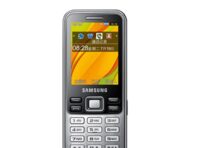 Восстановленный оригинальный мобильный телефон Samsung C3322 1 Battery 1 Charger чёрный