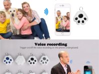 2PC Cat Dog Mini Tracking Предотвращение потерь Водонепроницаемое устройство Инструмент GPS-локатор для домашних животных чёрный