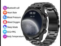 SACOSDING ЭКГ+ППГ артериальное давление температура мониторинг здоровья SOS Bluetooth вызов мужчины женщины спорт фитнес-трекер умные часы