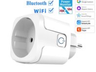 Tuya 16A 20A Eu Smart Socket Wifi Smart Plug с функцией мониторинга питания Функция синхронизации Голосовое управление Alexa Google Home Голосовое управление