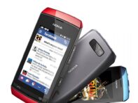 Восстановленный оригинальный мобильный телефон Nokia Asha 305 с двумя SIM-картами