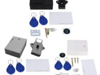 Шкаф T3 Умные замки Невидимый датчик RFID IC-карта Замок для ящика для обуви чёрный