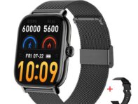 MEVADEN голосовой помощник Bluetooth вызов умные часы мужские спортивные трекеры мониторинг здоровья женские умные часы P72 чёрный