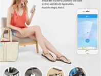 Кошелек Key Finder Smart Tracker Трекеры активности Беспроводной трекер Локатор Устройство GPS-трекер чёрный