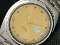 Б/У подлинные старые автоматические мужские часы SEIKO 5 из Японии с оригинальным циферблатом a416151-2 R10621f-a416151
