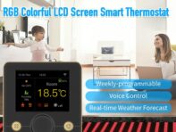 Интеллектуальный термостат WIFI с цветным ЖК-дисплеем RGB 3A