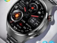 Модные часы для Huawei Xiaomi NFC GPS Смарт-часы Мужские часы 4 Pro HD 1