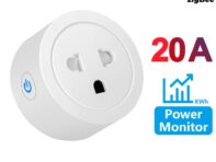 20a/16a Монитор мощности Tuya Zigbee Us EU Смарт-розетка Адаптер Беспроводной голосовой таймер Приложение для Google Home Alexa Tmall Genie 16A-Plug-1PC