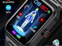 LIGE новые ЭКГ + PPG умные часы NFC Bluetooth вызов спортивный фитнес-трекер здоровья мужские водонепроницаемые умные часы