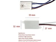 220V Home Smart Switch Module Detector Light Sound Voice Sensor Auto on Off Light Switch Accessories for Stairs Hallway