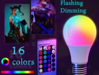 Светодиодные лампочки RGB с изменением цвета