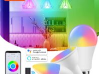 WIFI светодиодная умная лампочка Tuya RGB Bluetooth приложение кухонная лампа с регулируемой яркостью для спальни внутреннее освещение совместимо с Alexa/Google Home