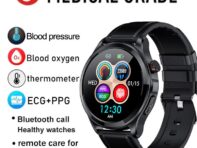 2024 AMOLED Новые ЭКГ+ППГ SOS экстренный вызов Смарт-часы Bluetooth вызов Монитор здоровья Часы сердечного ритма артериального давления Спортивные Смарт-часы для мужчин