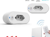 Corui Ewelink Wi-Fi Smart Plug 16a Бразильская розетка Smart Life с монитором мощности Тайминг Alexa Google Home Voice