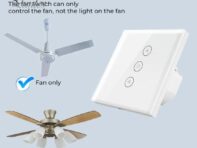 Умный переключатель вентилятора Wi-Fi с голосовым управлением