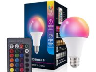 Новый! Ac85-265v светодиодная лампочка RGB 4 режима изменения цвета с дистанционным управлением прожектор с памятью для A50  3W
