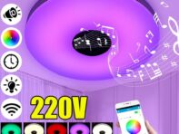 Музыкальный RGB светодиодный потолочный светильник
