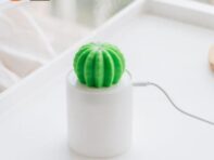 Xiaomi 3life 280 мл Cactus USB мини-увлажнитель ультразвуковой ароматерапия автомобильный увлажнитель воздуха диффузор тумана ночник зелёный