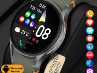 SACOSDING 2025 Новые HD Watch 7 mini NFC Смарт-часы для мужчин Экран Always On Display Спорт Bluetooth Talk AMOLED Смарт-часы для женщин