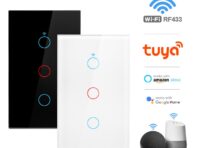 1/2/3 Gang Tuya Smart Switch Wi-Fi сенсорный датчик настенные выключатели света 100 В-240 В требуется нейтральный провод Голосовое управление Поддержка Alexa Google Home