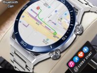 2024 NFC AMOLED умные часы мужские настраиваемый циферблат ответ на вызов спорт GPS трек компас IP68 водонепроницаемые умные часы для Huawei Ultimate