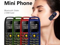 Bluetooth Набор Мини Мобильный Телефон 2 SIM Резервный Спортивный Телефон Модные Мобильные Телефоны армия зеленый