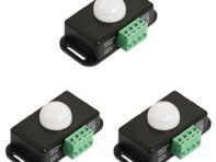 LF# DC 12V 24V 6A PIR датчик движения переключатель автоматический для светодиодной ленты (черный
