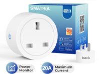 20a Tuya Smart Wi-Fi Plug UK Беспроводная розетка управления с функцией таймера мониторинга энергии работает с Alexa Google Home