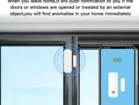 Tuya WiFi Датчик двери Датчик окна Умный дом Беспроводной детектор двери Smart Life APP Пульт дистанционного управления для Alexa Google Home