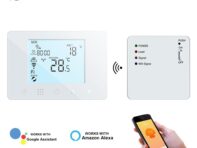 Wi-Fi умный термостат настенный для газового котла водонагрева RF беспроводной контроллер температуры работает с Tuya Google Home Alexa
