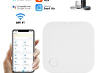 Tuya Wi-Fi + BT Hub Smart Gateway Hub Smart Home Bridge Приложение Smart Life Беспроводной пульт дистанционного управления через приложение Alexa Home Управление USB белый