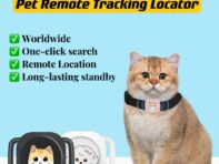 Pet cat dog GPS Finder Remote tracking Finder Wallet Finder Keys Item Bluetooth anti-loss device розовый