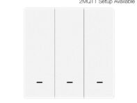 AUBESS Tuya ZigBee 1-3Gang Smart Scene Switch Push Button